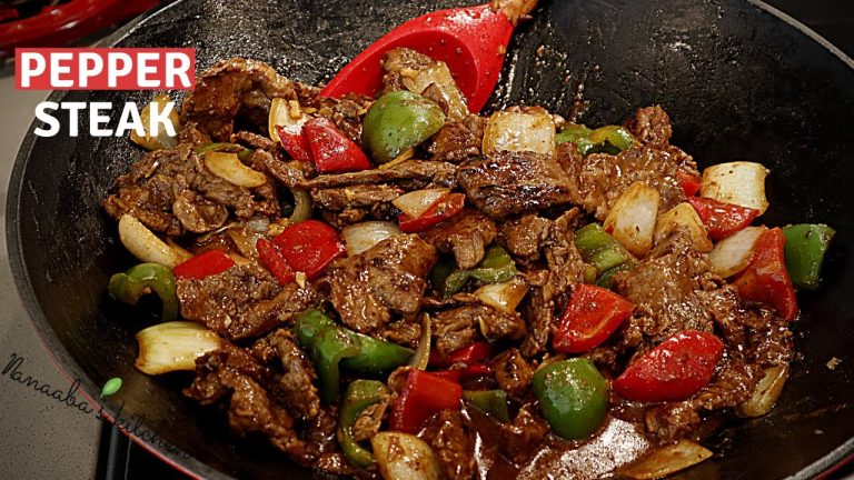 Easy way to make  the tastiest  Pepper Steak recipe for your family  –  cooking stir fry