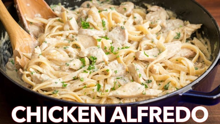 Chicken Fettuccine Alfredo Recipe – Easy Dinner