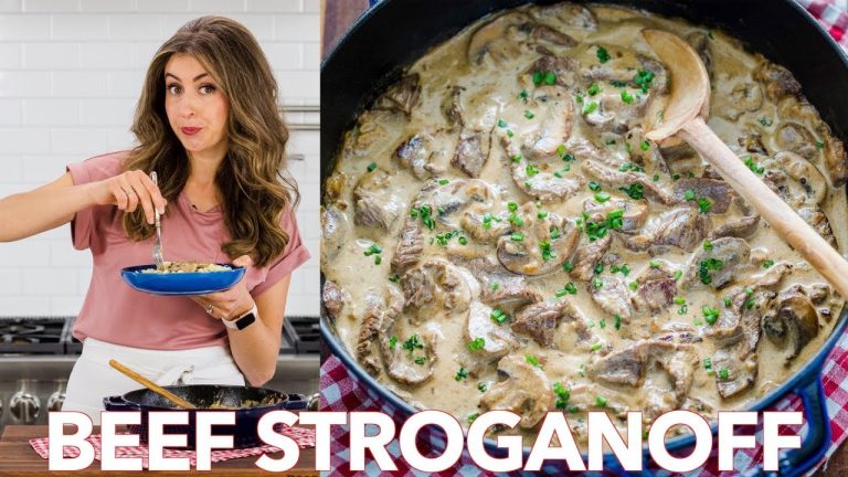Easy Classic Beef Stroganoff Recipe – Natasha's Kitchen