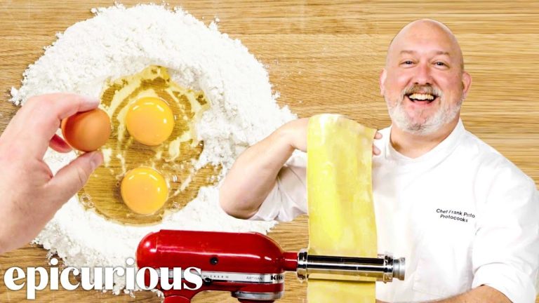 The Best Way To Make Pasta From Scratch | Epicurious 101