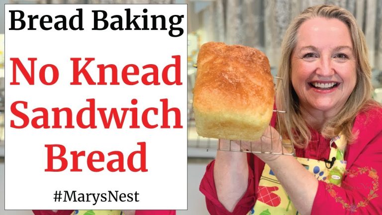 No Knead Sandwich Bread – No Knead Bread Recipe for Making Super Soft Homemade Bread