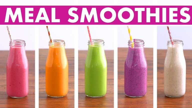 5 Healthy Meal Replacement Smoothies Recipes – Fruit, Veggies, Protein – Mind Over Munch