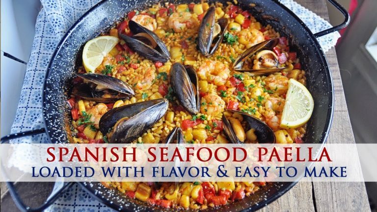 Authentic Spanish Seafood Paella Recipe – Colab With Best Bites Forever