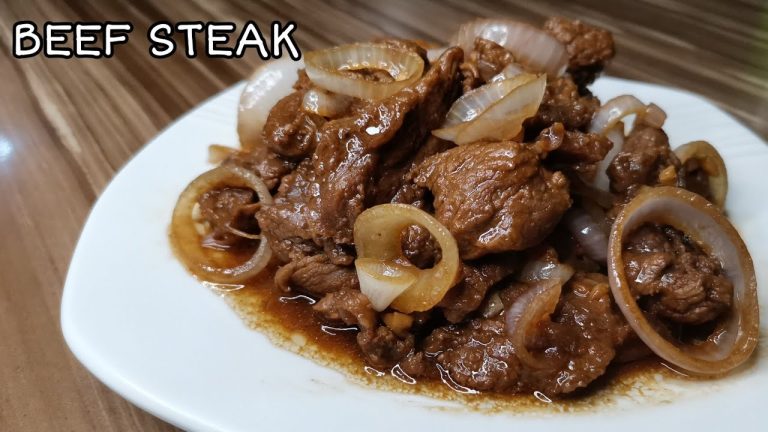 BEEF STEAK || HOW TO COOK BEEF STEAK || BEEF STEAK RECIPE || AMY GUEVARRA