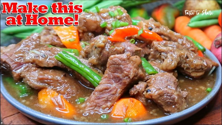 SECRET to a Delicious Beef recipe 💯✅ SIMPLE WAY of COOKING Tender & Delicious Beef recipe