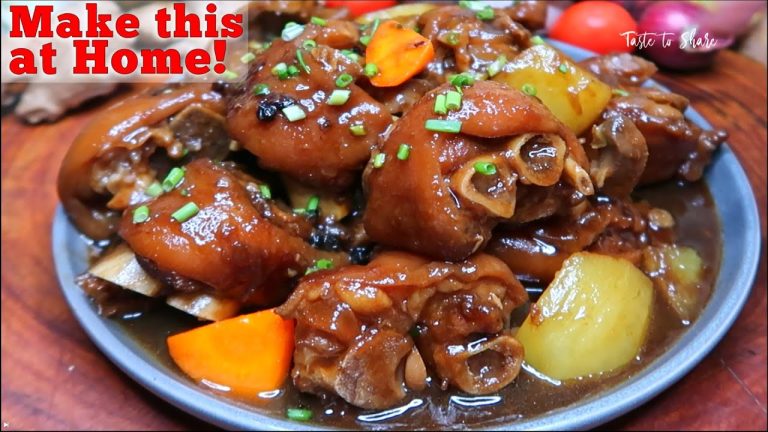 SECRET to a Delicious PORK recipe that melts in your mouth 💯✅ SIMPLE WAY of COOKING Pork Knuckles❗