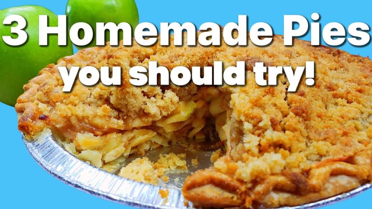 The Pies I Make Every Year | Holiday Dessert Recipes #cooking