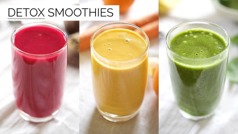 3 DETOX SMOOTHIE RECIPES | easy & healthy smoothies