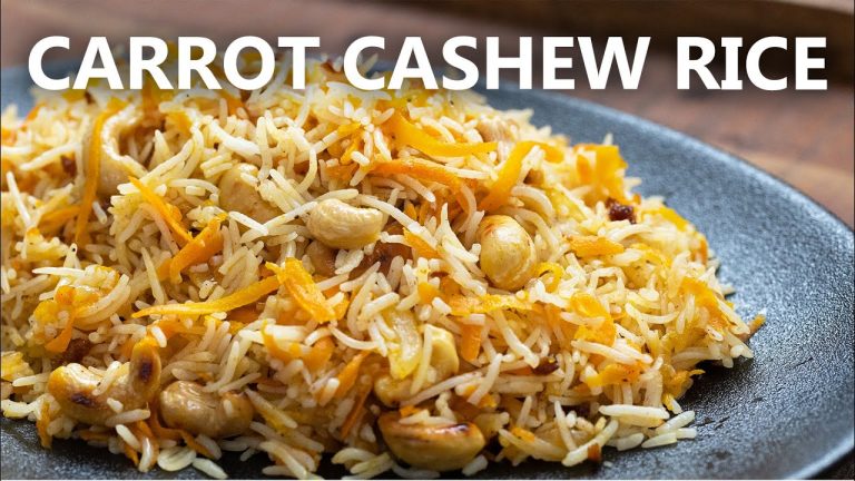 Carrot Rice Recipe for any occasion | Easy Vegan Recipes