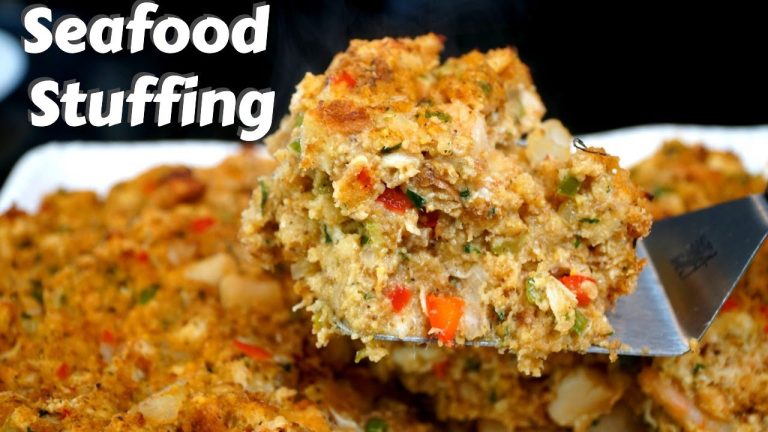 How To Make Seafood Stuffing | Easy & Delicious Seafood Stuffing/Dressing Recipe #MrMakeItHappen