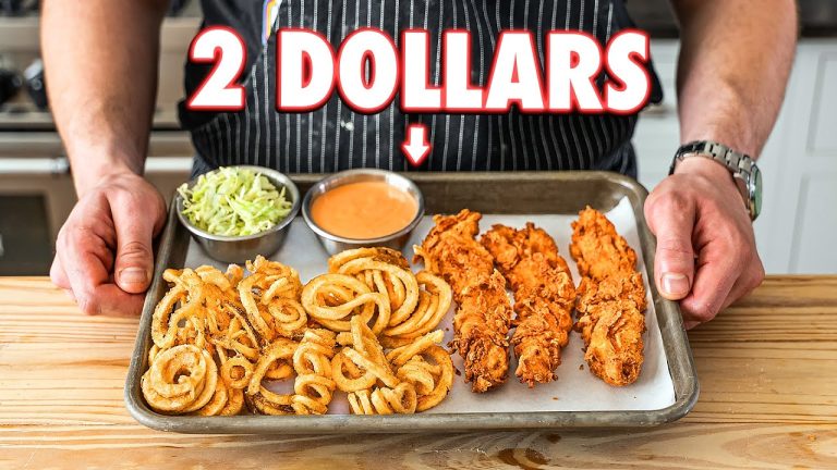 The 2 Dollar Chicken Tender Meal | But Cheaper