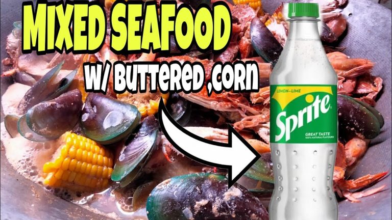 MIXED SEAFOODS WITH BUTTERED GARLIC&CORN || #changlutongbahay