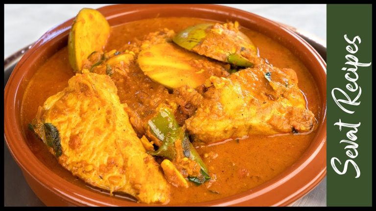 Fish Curry with Young Mango Recipe | Yummy King Fish Curry Recipe | Seafood Recipes | Sevat Recipes