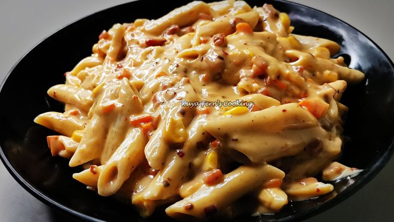 HOW TO MAKE PENNE PASTA IN CREAMY CHEESY WHITE SAUCE | PASTA IN WHITE SAUCE | WHITE SAUCE PASTA!!!
