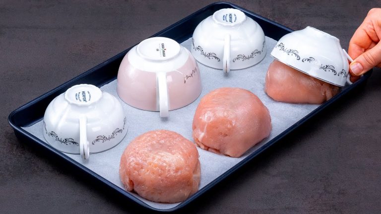 A recipe for the chicken breast, using the cup! My guests “fought” for these nests!