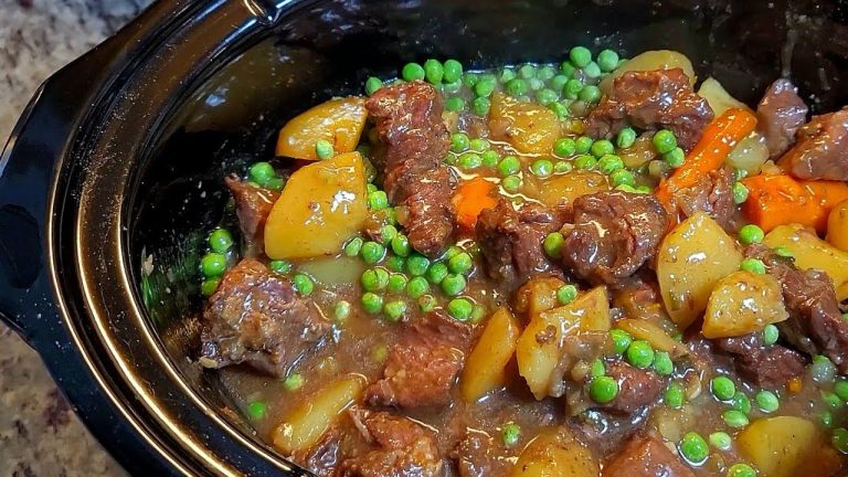 Beef Stew Dinner EASY | Slow Cooker Recipes #cooking