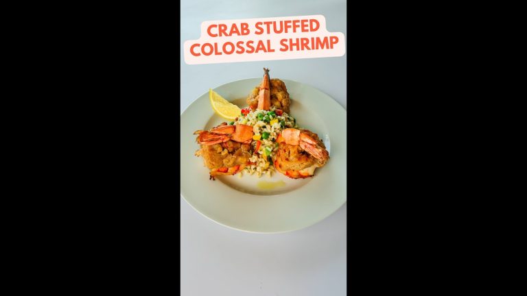 Stuffed Shrimp with Crabmeat 🦐 A classic Holiday Seafood dish!