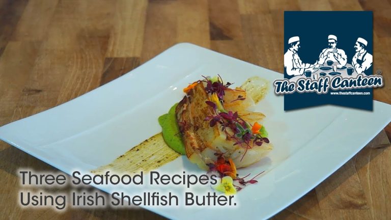 Three seafood recipes using Irish Shellfish Butter.