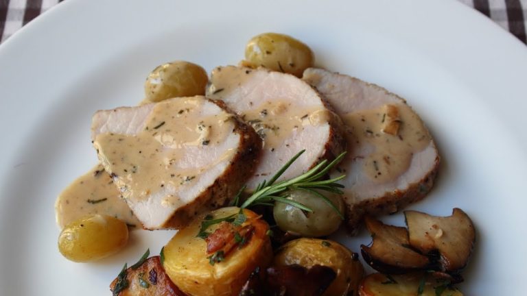 Pork Recipe Fail – How Not to Make Roast Pork Loin with Rosemary & Grapes