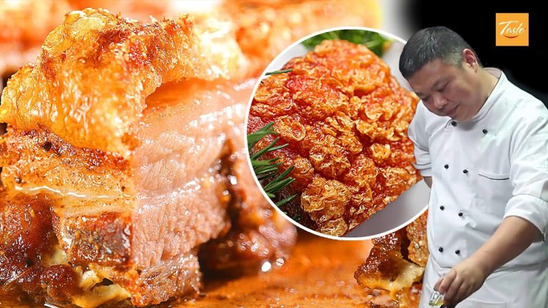 Easy Crispy Pork Belly Cooking by Masterchef | 脆皮燒肉 • Taste Show