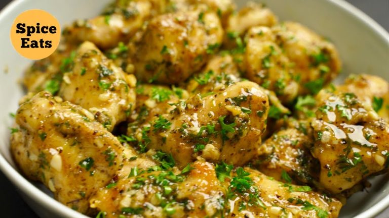 BUTTER GARLIC CHICKEN RECIPE | HOW TO MAKE BUTTER GARLIC CHICKEN