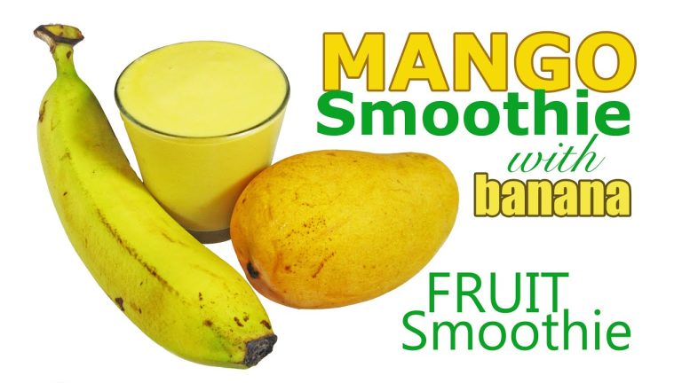 Mango Smoothie Recipe – Mangoes Tropical Smoothie – Tropical Fruit Smoothie Recipes – HomeyCircle