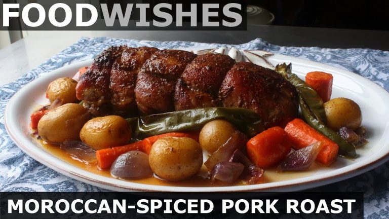Moroccan-Spiced Pork Loin Roast – Food Wishes – Holiday Roast