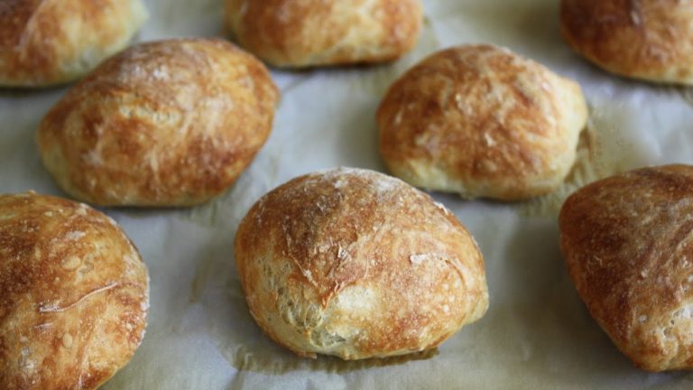 No Knead Crusty Rolls – Easier Than You Think!