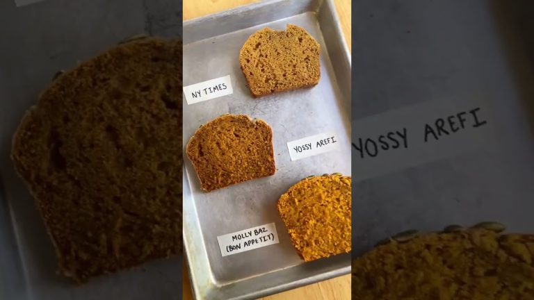 I Tried 3 Pumpkin Bread Recipes to Find the BEST One #shorts #recipe #pumpkin