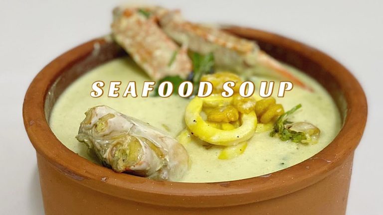 SEAFOOD SOUP/CREAMY SEAFOOD SOUP RECIPE