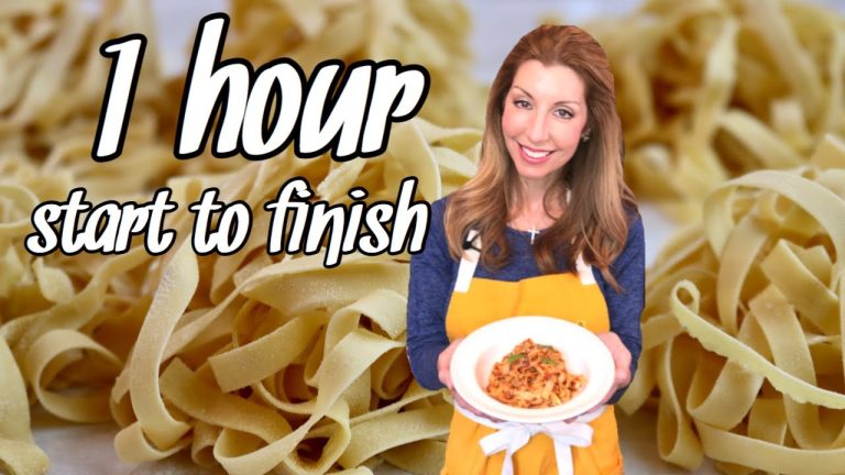 Semolina Pasta Recipe with a Kitchenaid