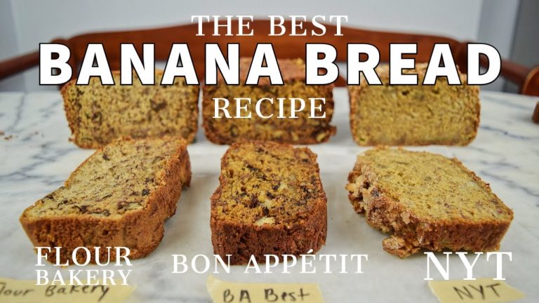 Testing BANANA BREAD recipes – Bon Appétit vs NYT vs Flour Bakery