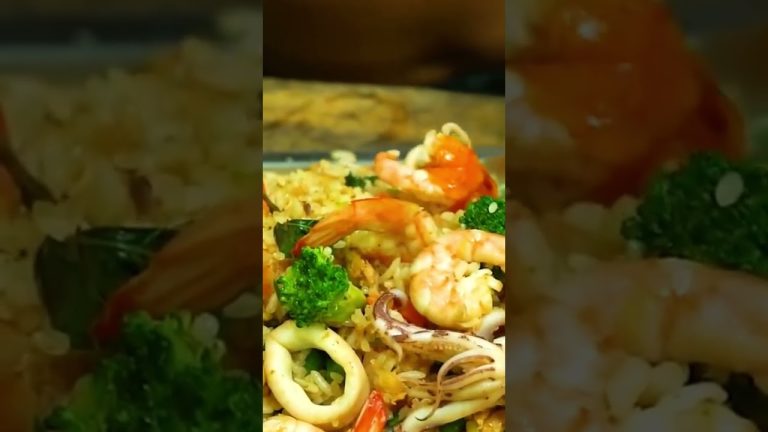 ARS recipe, Cooking and eating best Asia fry rice seafood so yummy 🤤