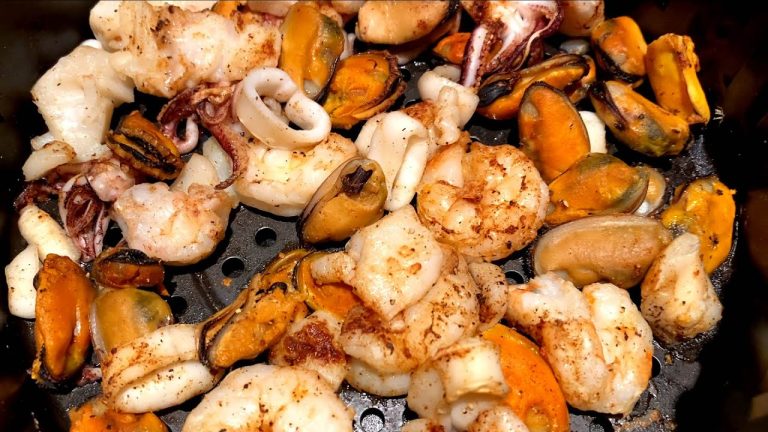 Air Fryer Frozen Seafood Medley Recipe – How To Cook Seafood Mix In Air Fryer – Dinner In 15 Min!