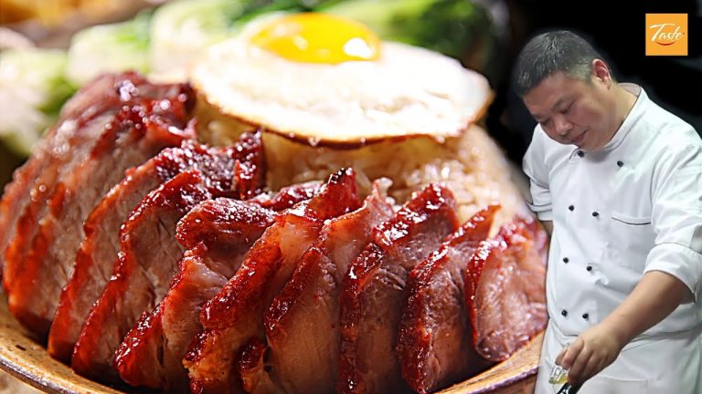 Easy BBQ Roast Pork – Char Siu Cooking by Masterchef | 叉烧飯 •  Taste Show