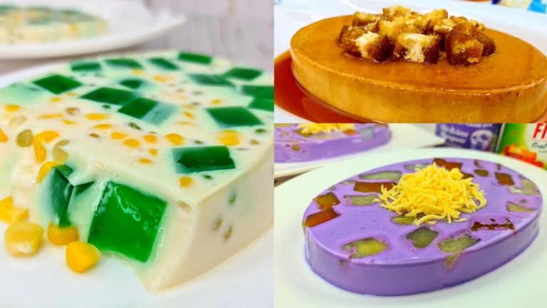 3 JELLY DESSERT RECIPES for  Christmas  Part 1 | Easy to make, No Bake Desserts