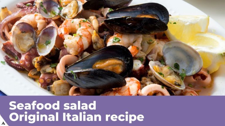 SEAFOOD SALAD – Original Italian recipe