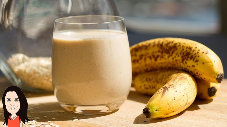 Banana Oatmeal Smoothie – Easy Vegan Breakfast Recipe!