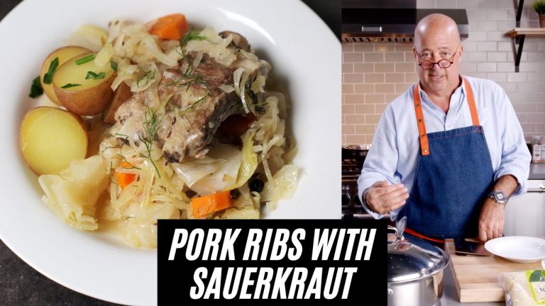 Andrew Zimmern Cooks: Pork Ribs with Sauerkraut
