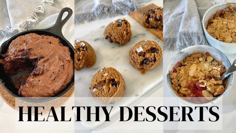 Healthy Dessert Recipes that taste GOOD! Gluten free desserts