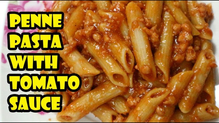 NO BAKE PENNE PASTA WITH TOMATO SAUCE | How To Cook Sweet Sauce Pasta