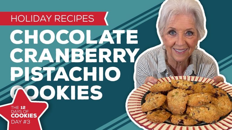 Holiday Cooking & Baking Recipes: Chocolate Cranberry Pistachio Cookies – Day 3 of Christmas Cookies