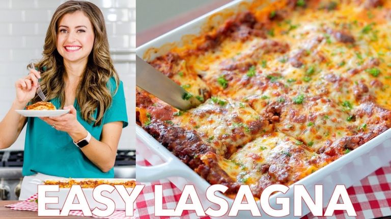 Beef Lasagna Recipe | Easy Dinner | –  Natasha's Kitchen