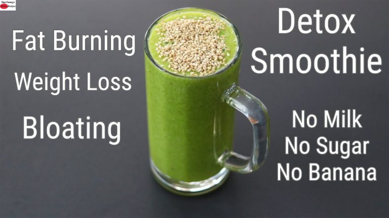 Detox Smoothie Recipe For Weight Loss – Post Holiday Detox Drink – Fat Burning | Skinny Recipes