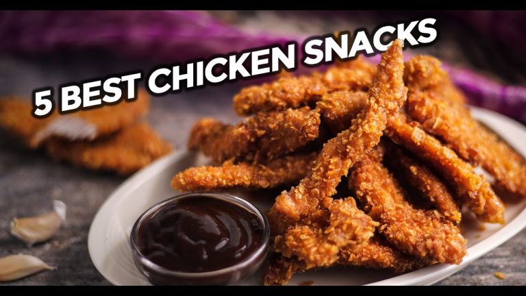 5 Best Chicken Snacks Recipes | Easy Chicken Appetizers | Chicken Recipes | Cooktube Recipes