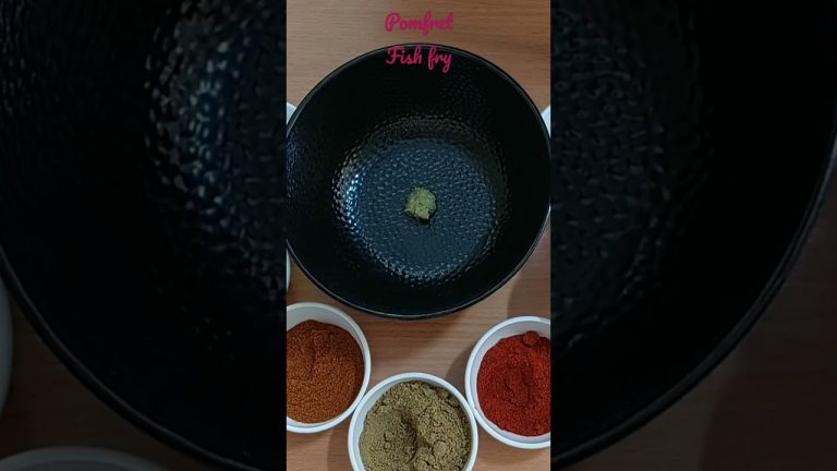pomfret fish fry #mirchifeast #shorts #trending #homemade #seafood #recipes #kerala #trendingvideo