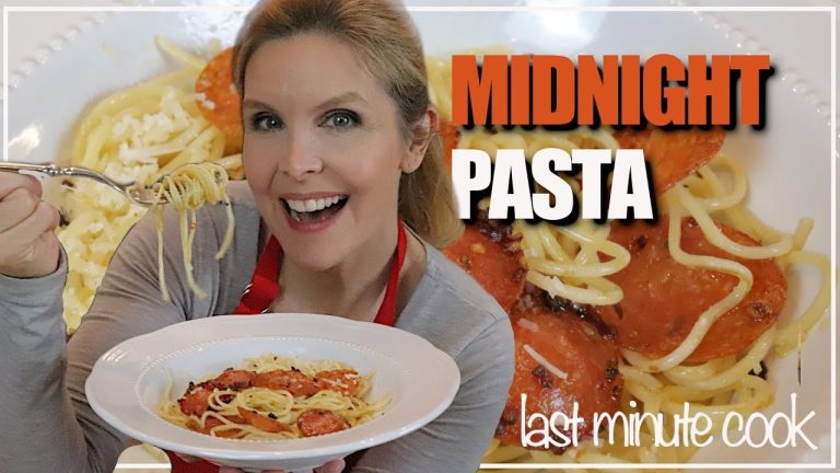 Pepperoni Pasta | Italian “Midnight Pasta” recipe