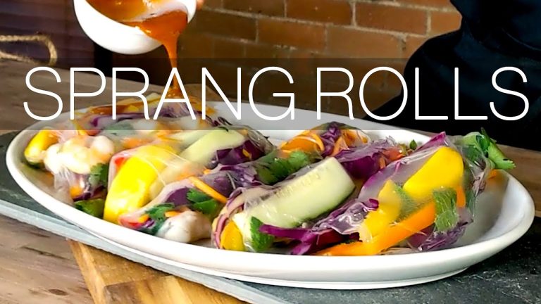 Sprang Rolls | Look Great Naked Healthy Seafood Recipes (Gluten-Free)