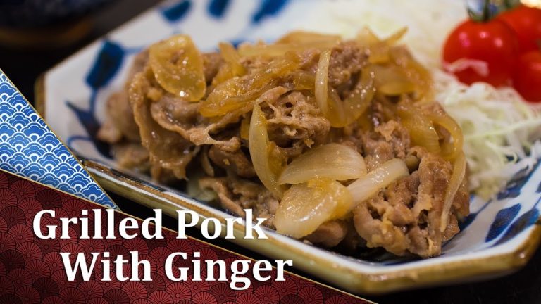 Grilled Pork with Ginger Recipe – Cooking Japanese