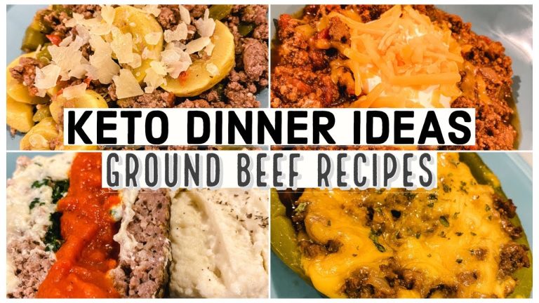 KETO DINNER IDEAS | Keto Ground Beef Recipes | Suz and The Crew